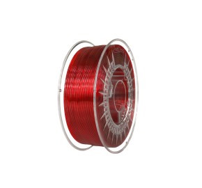 Filament Devil Design PET-G Ruby Red Transparent 1.75mm 1kg| Outlet 3D