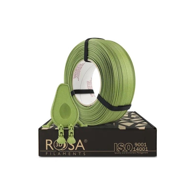 Rosa3D- ReFill PLA-CF Matt Avocado Guacamole 1.75mm 1kg Rosa3D- ReFill PLA-CF Matt Avocado Guacamole 1.75mm 1kg
