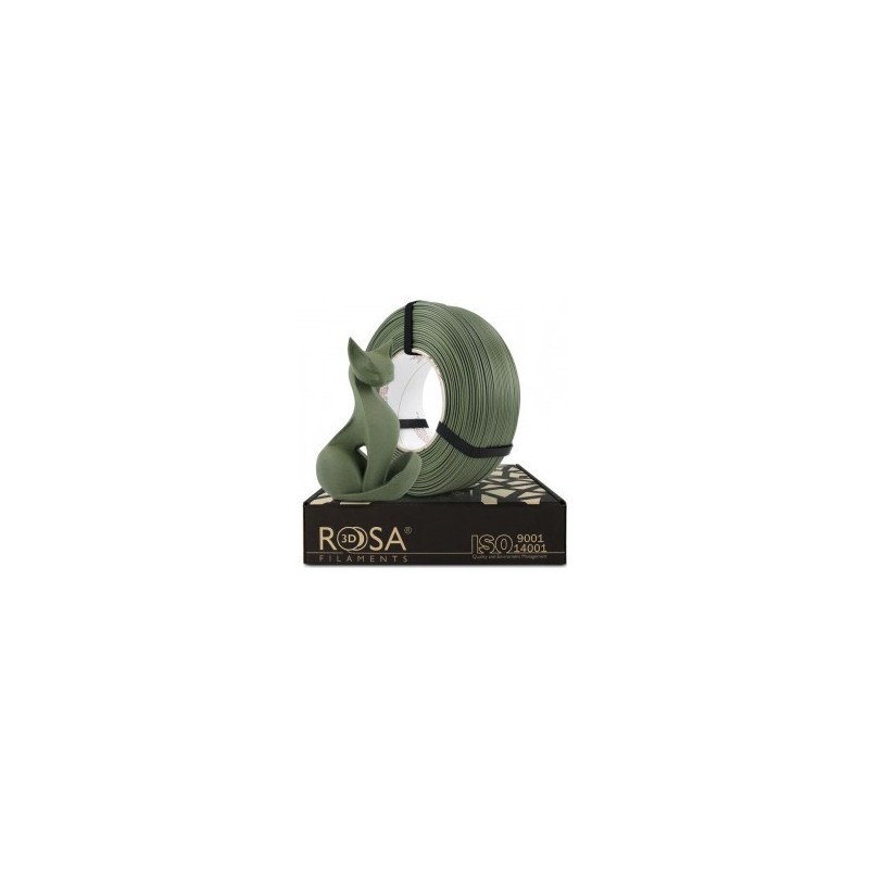 Rosa3D-ReFill PLA-CF Matt Olive Green 1.75mm 1kg
