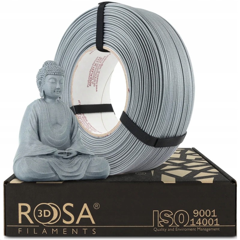 Rosa3D-ReFill PLA-CF Matt Stone Cold Grey 1.75mm 1kg