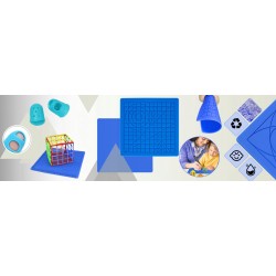 3D Pen Silicone Mat with Template – 17cm x 17cm_1