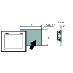 5.7 inch Touch Panel Schneider Magelis XBTGT2120_1