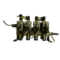 FESTO Blok 4 elektrozaworów pneumatycznych.