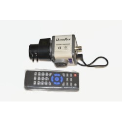 UltraKam kamera kolorowa C3133 Obiektyw CCTV LENS 3.5-8mm F1.4 z pilotem