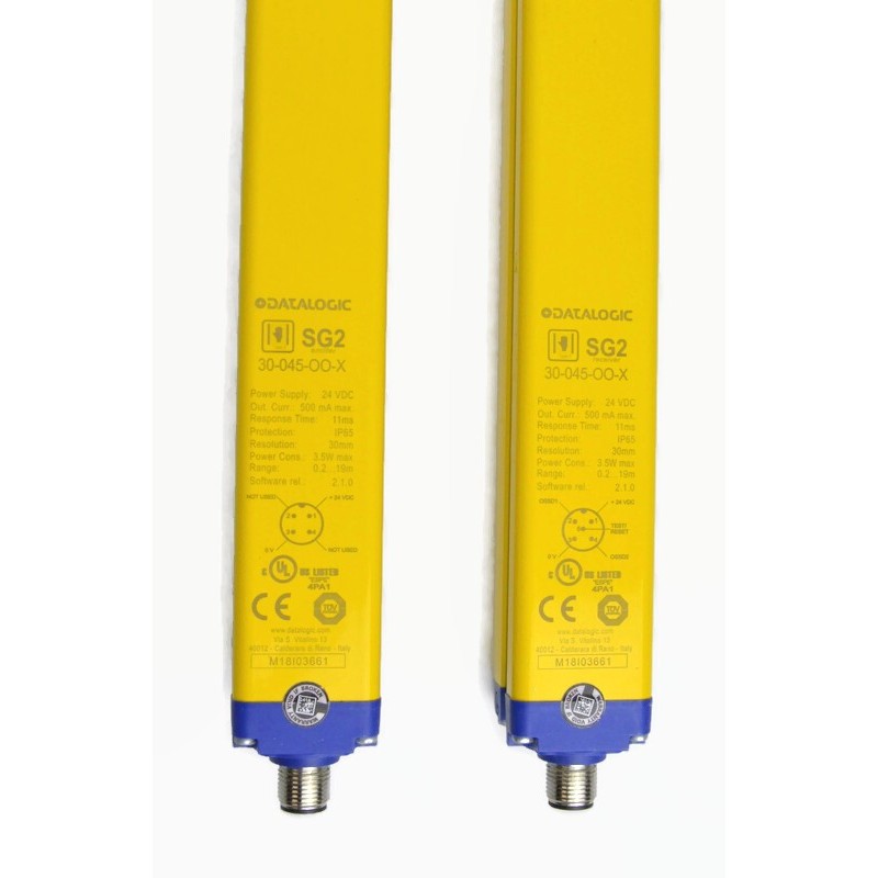 Datalogic SG230045OOX Safety Light Curtain (Emitter and Receiver)