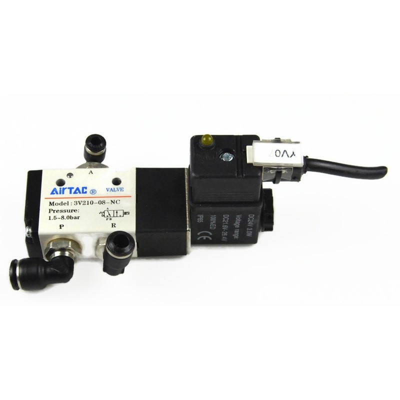 Elektrozawór Airtac 3V210-08‑NC 3/2‑1/4‑NC‑220 V/230VAC