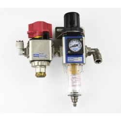 Airtac GFR 200-08 air preparation unit with shut-off valve
