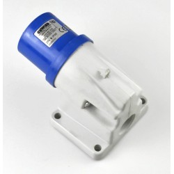 GEWISS GW60404 90° ANGLED SURFACE MOUNTING INLET - IP44 - 2P+E