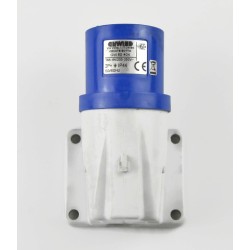 GEWISS GW60404 – Gniazdo wtykowe kątowe 90° do montażu natynkowego – IP44 – 2P+E.