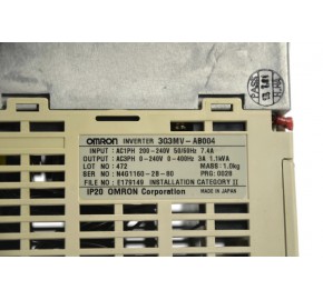 OMRON 3G3MV-AB004 Inverter_1