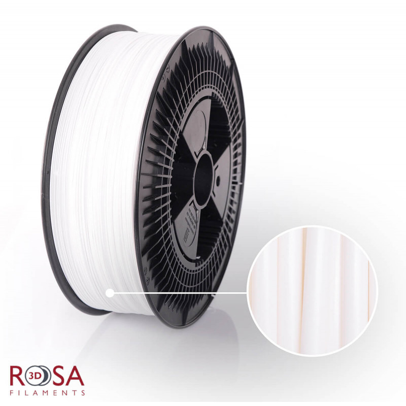 ROSA3D-PET-G Standard 1,75mm White 3kg